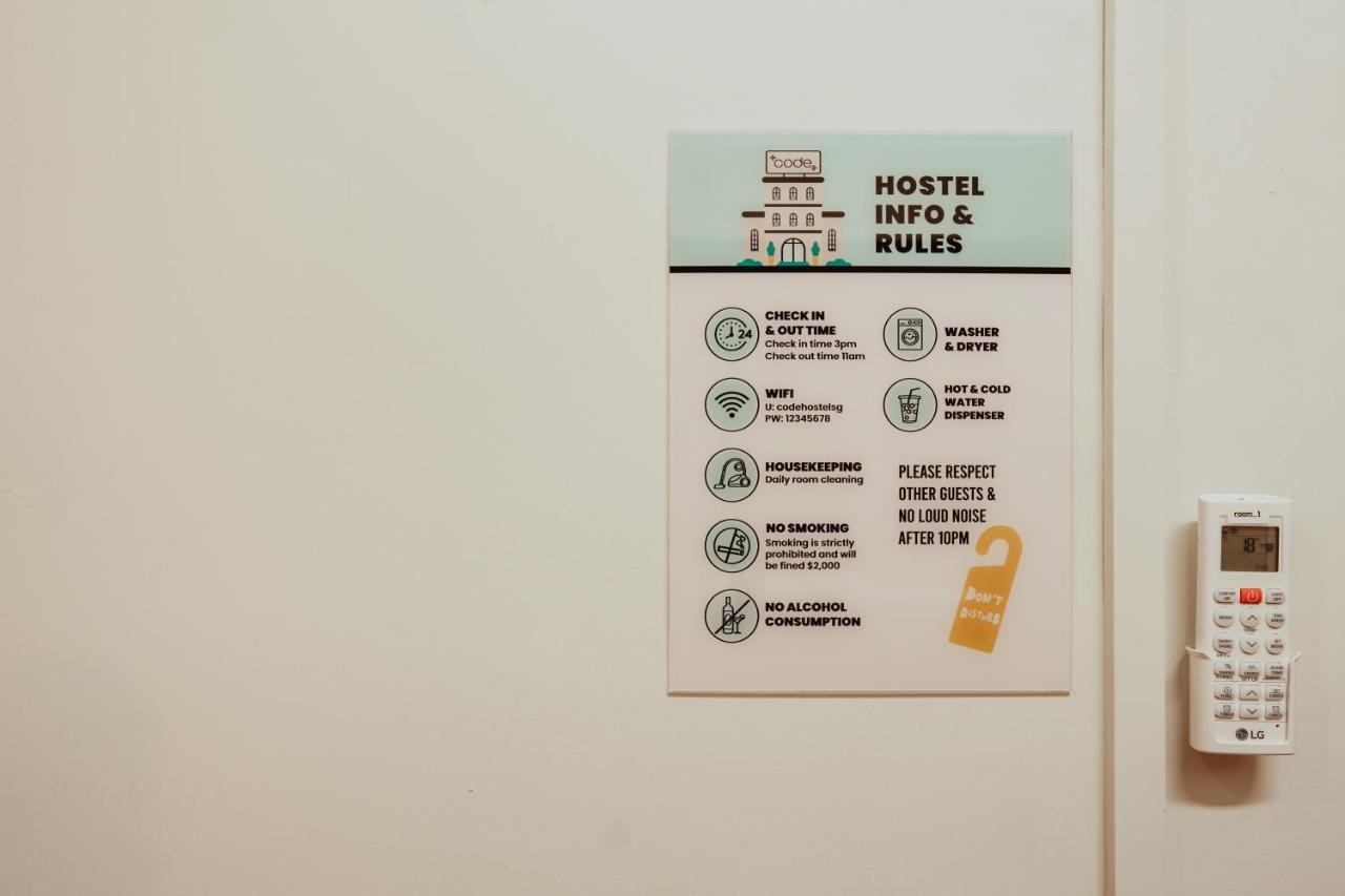 Code Hostel At Lavender Singapur Exterior foto