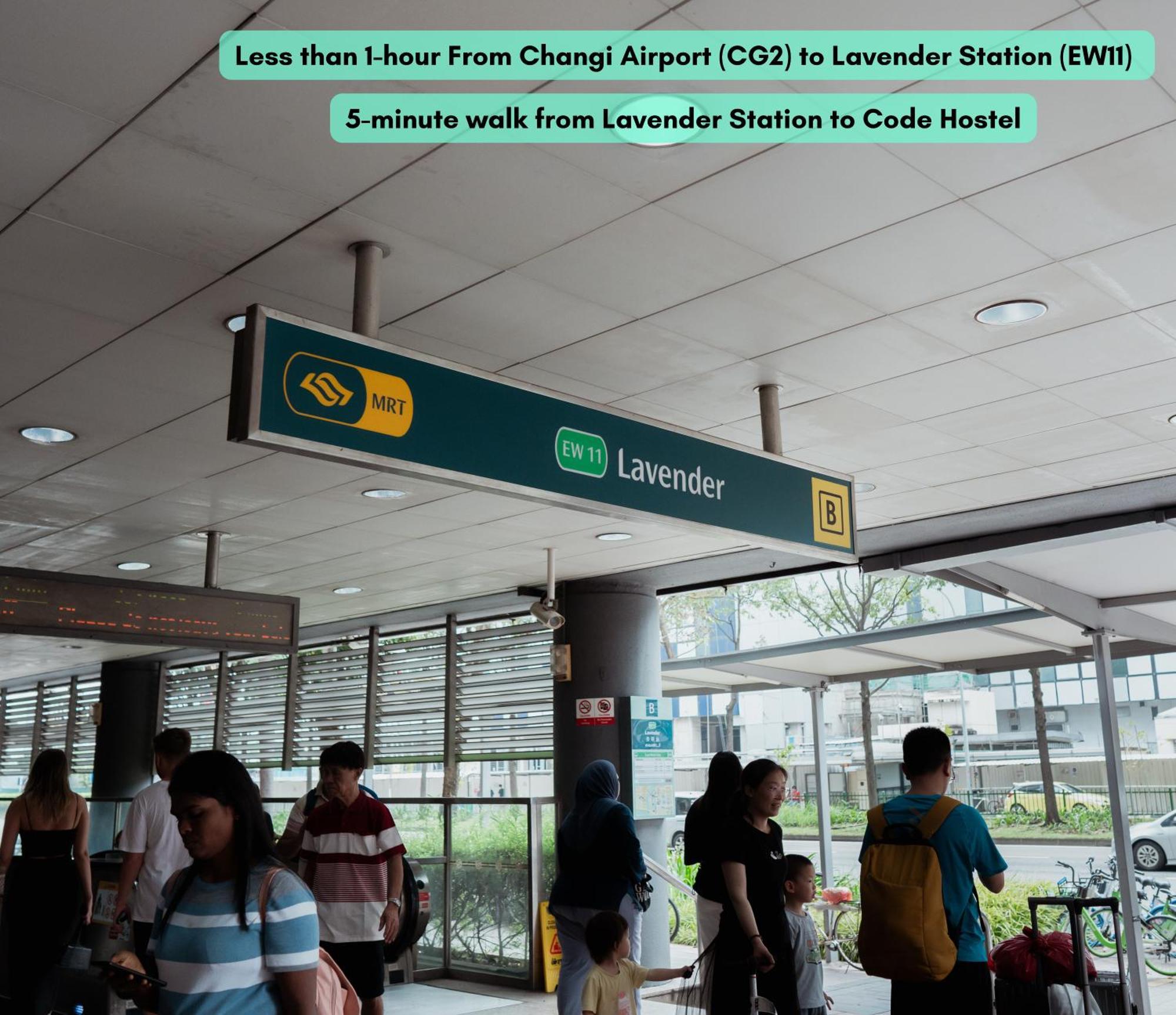 Code Hostel At Lavender Singapur Exterior foto